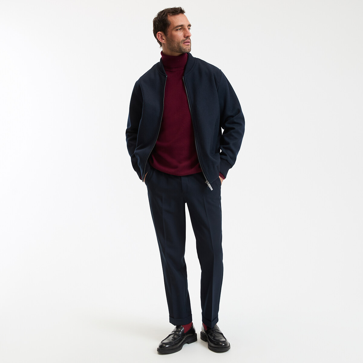 COLEÇÕES LA REDOUTE<br>Calça jog, modelo reto