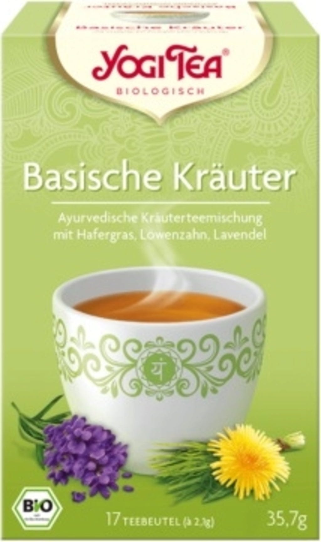 Yogi Tea  Basische Kräuter Bio, 17 g