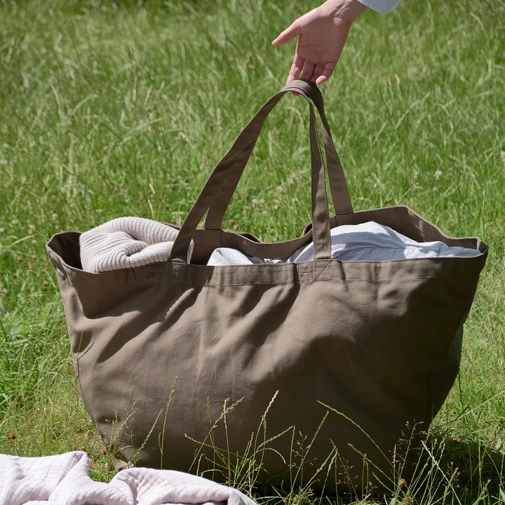 The Organic Company - Big Long Tasche, gray blue