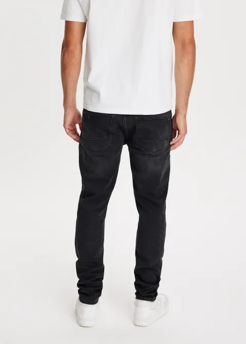 Bowie slim tapered jeans zwart (ZW.USED)