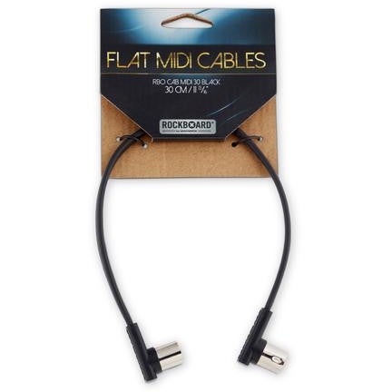 RockBoard Flat MIDI Cable haaks 30 cm
