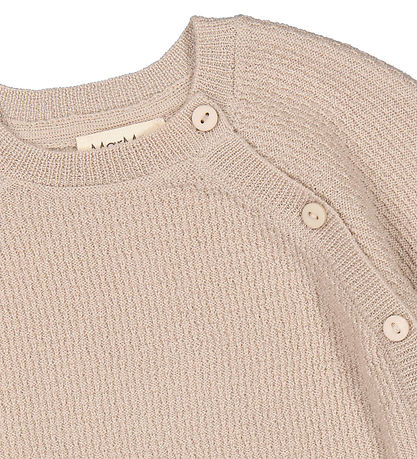 MarMar Bluse - Uld - Toll - Grey Sand