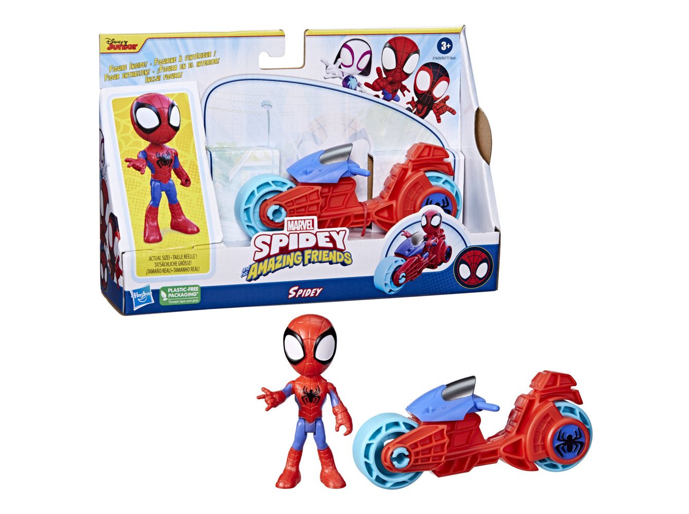 MOTO E FIGURA SPIDEY MODELOS SORTIDOS