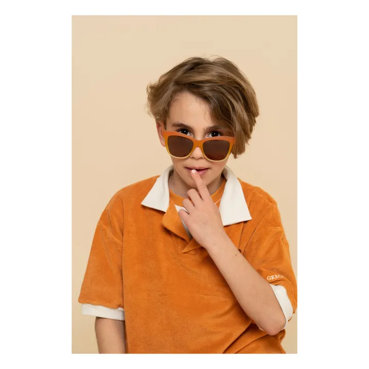 Grech & Co Lunettes de Soleil Wayfarer Ombre | Orange