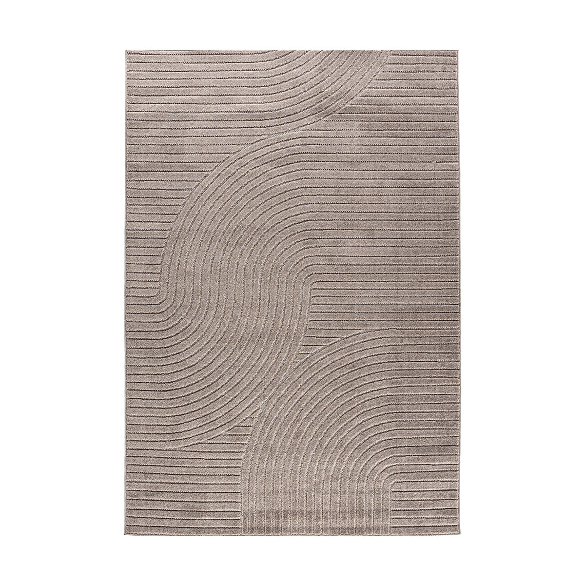 Vloerkleed Misha Bruin - 290 x 200 cm