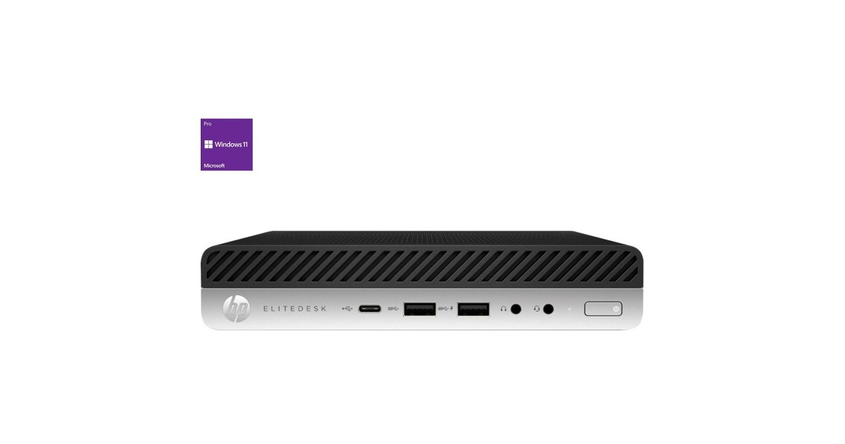 HPElitedesk 800 G4 Refurbished pc-systeem  (Zilver/zwart | i5-8500T | HD Graphics 630 | 16 GB | 512 GB SSD)