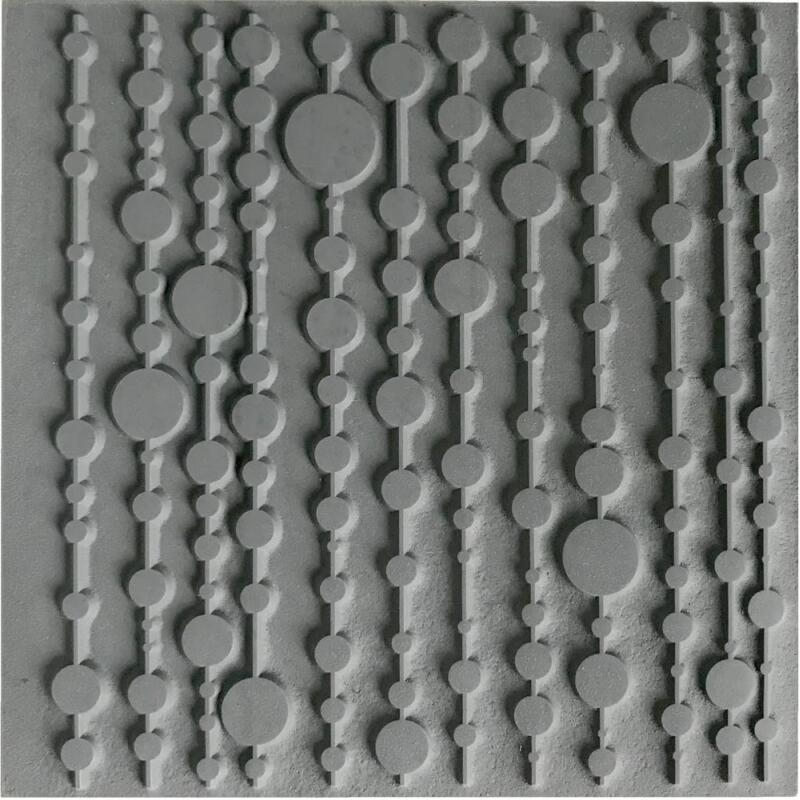 Cernit plaque de texture Pop curtain - Gris