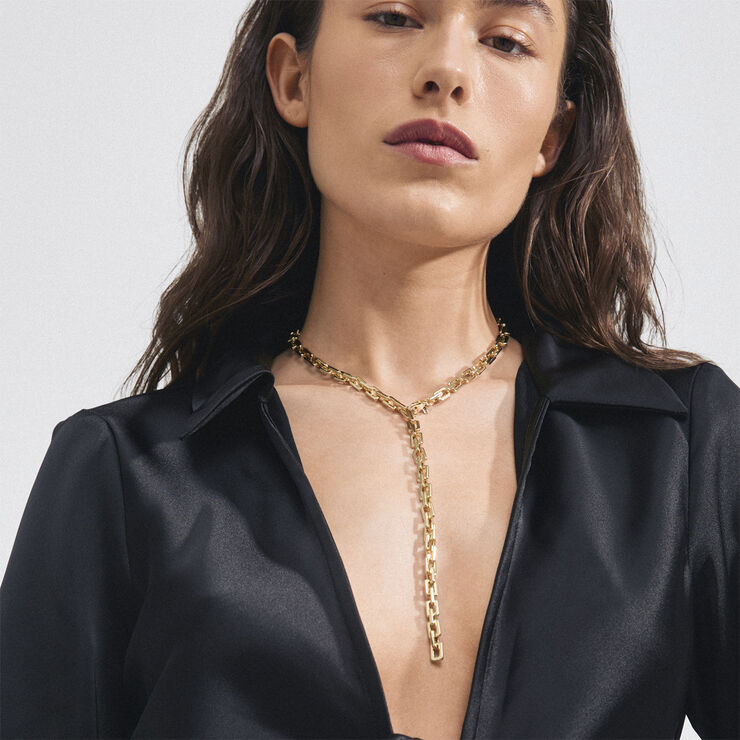 Pilgrim FEEL recycled necklace gold-plated Guld
