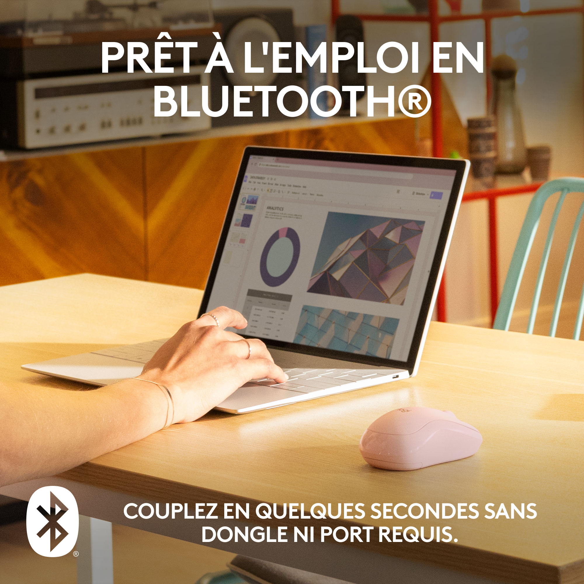 Logitech M240 Silent (Rose)
