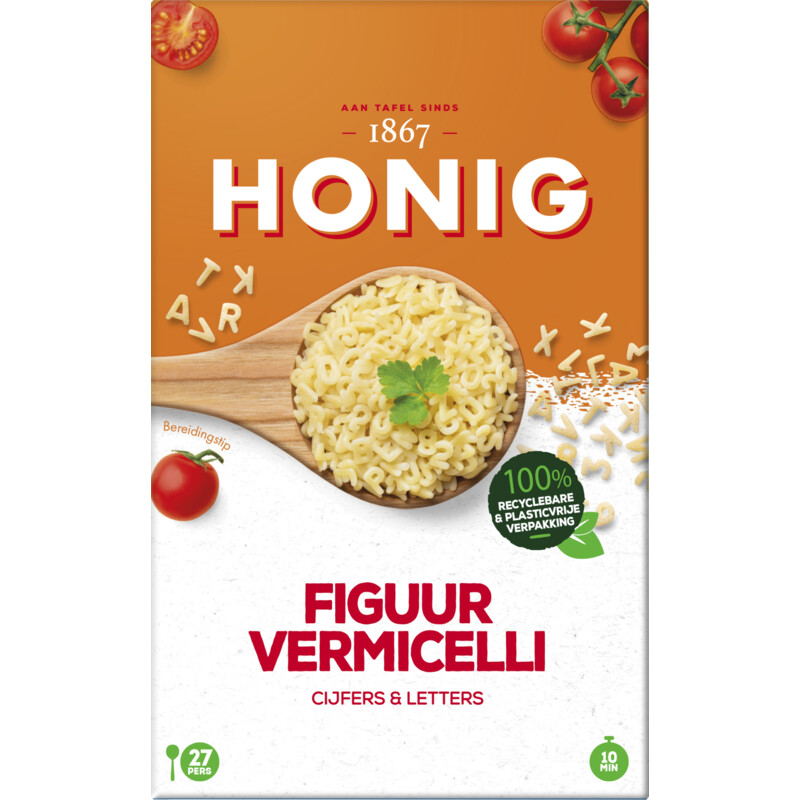 Honig Figuurvermicelli cijfers & letters