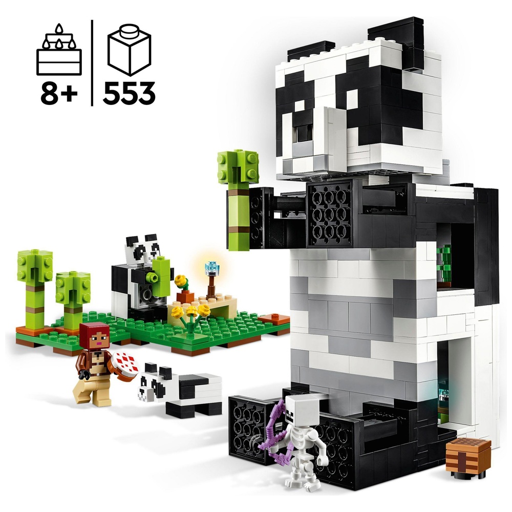 LEGO Minecraft 21245 Das Panda-Zuflucht-Set