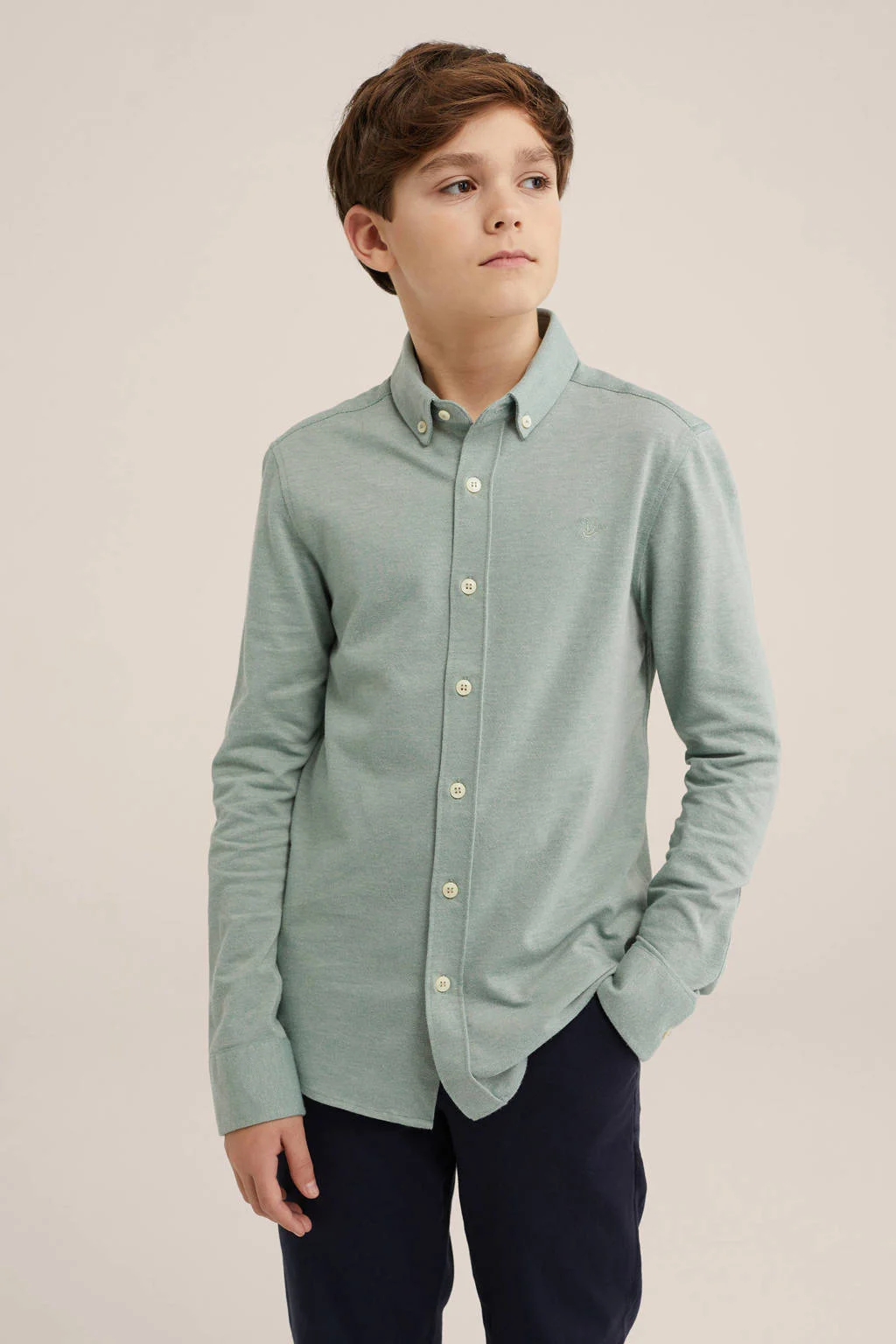 WE Fashion overhemd mintgroen