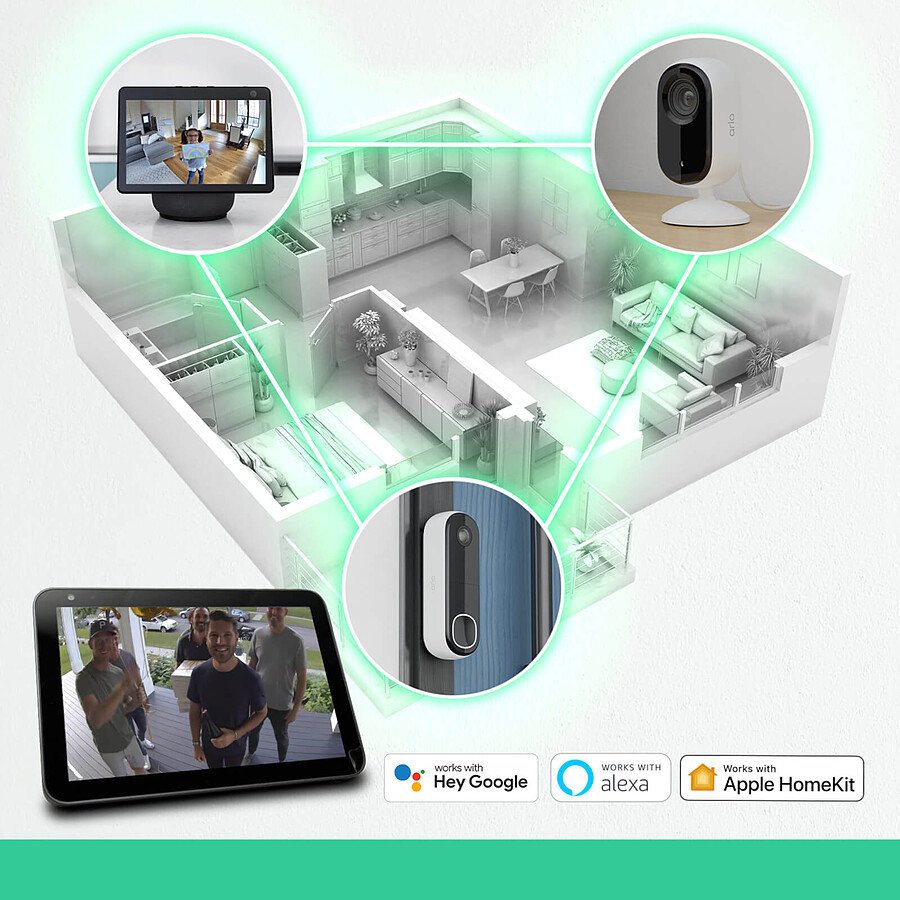 Arlo Video Doorbell 2K + Chime 2