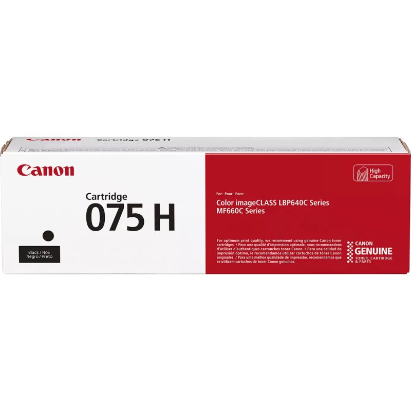 Toner Canon 075 noir pour imprimante laser