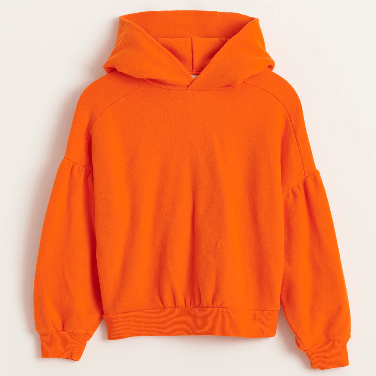 Bellerose Sweat à capuche en Coton Vania orange