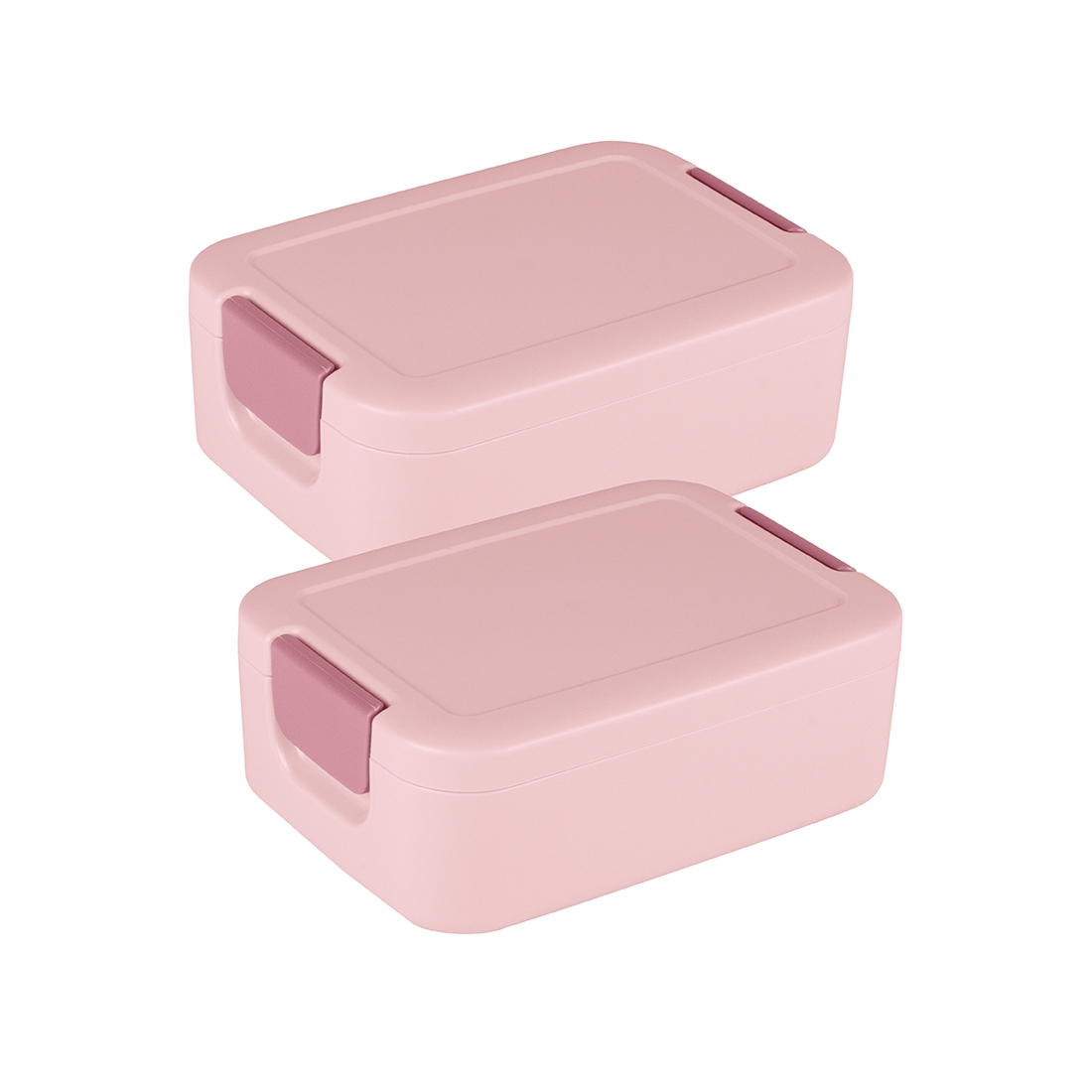 Sunware sigma home food set van 2 broodtrommel - roze