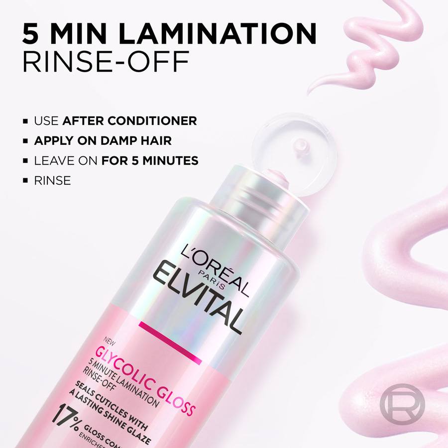 L'Oréal Paris Elvital Glycolic Gloss Trinome Bundle