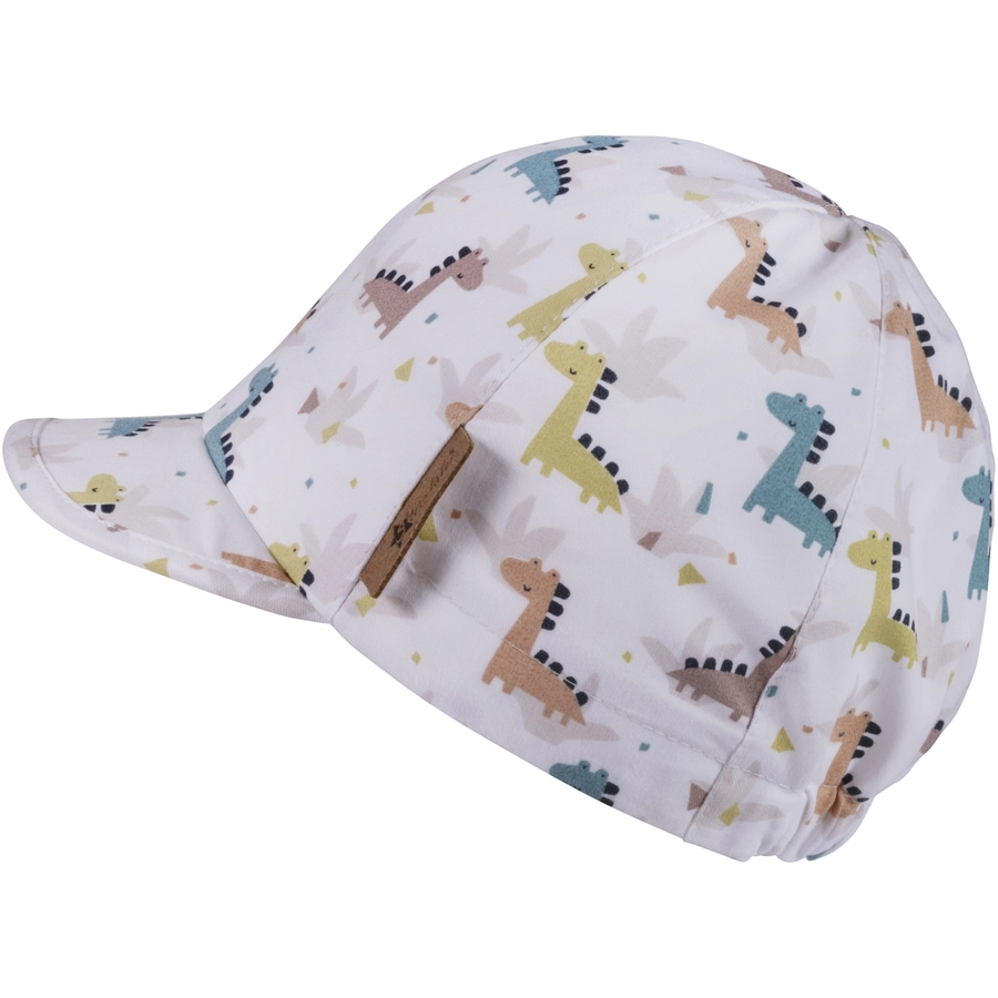 Sterntaler Schirmmütze Dino weiß