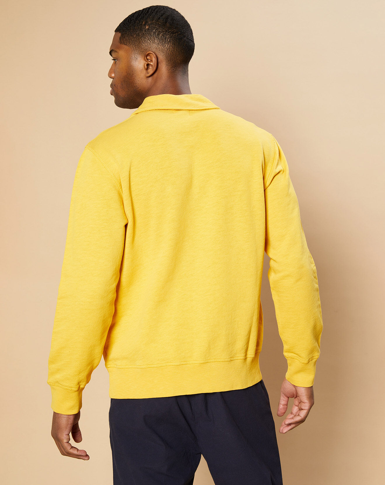 Hartford Polo Light zip jaune