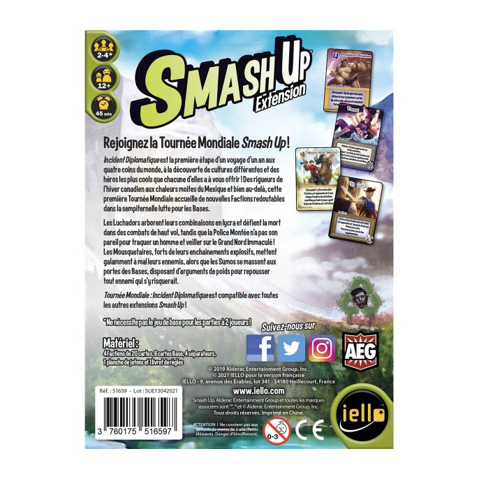 Smash Up : Tournée Mondiale - Incident Diplomatique