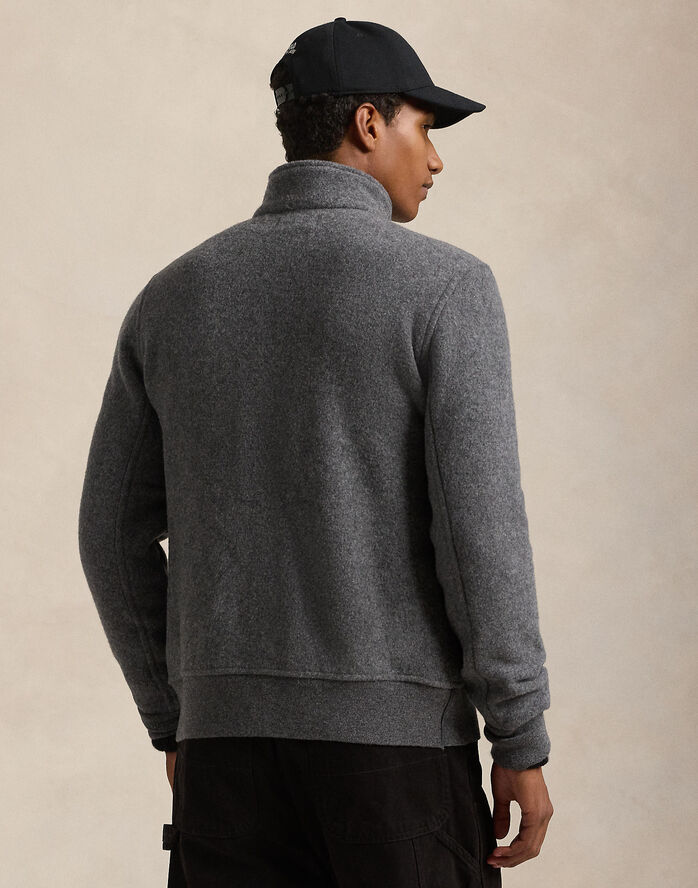 Polo Ralph Lauren ELEVATED WOOL-LSL-FUZ Fortress grey heather