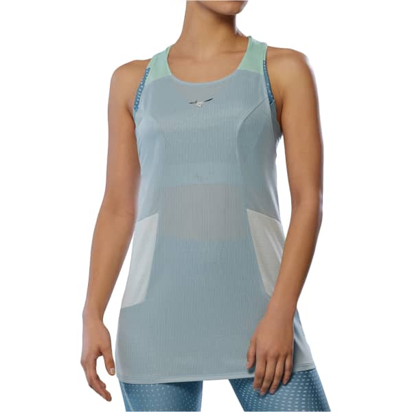 MIZUNO DRYAEROFLOW TANK W CLOUD BLUE