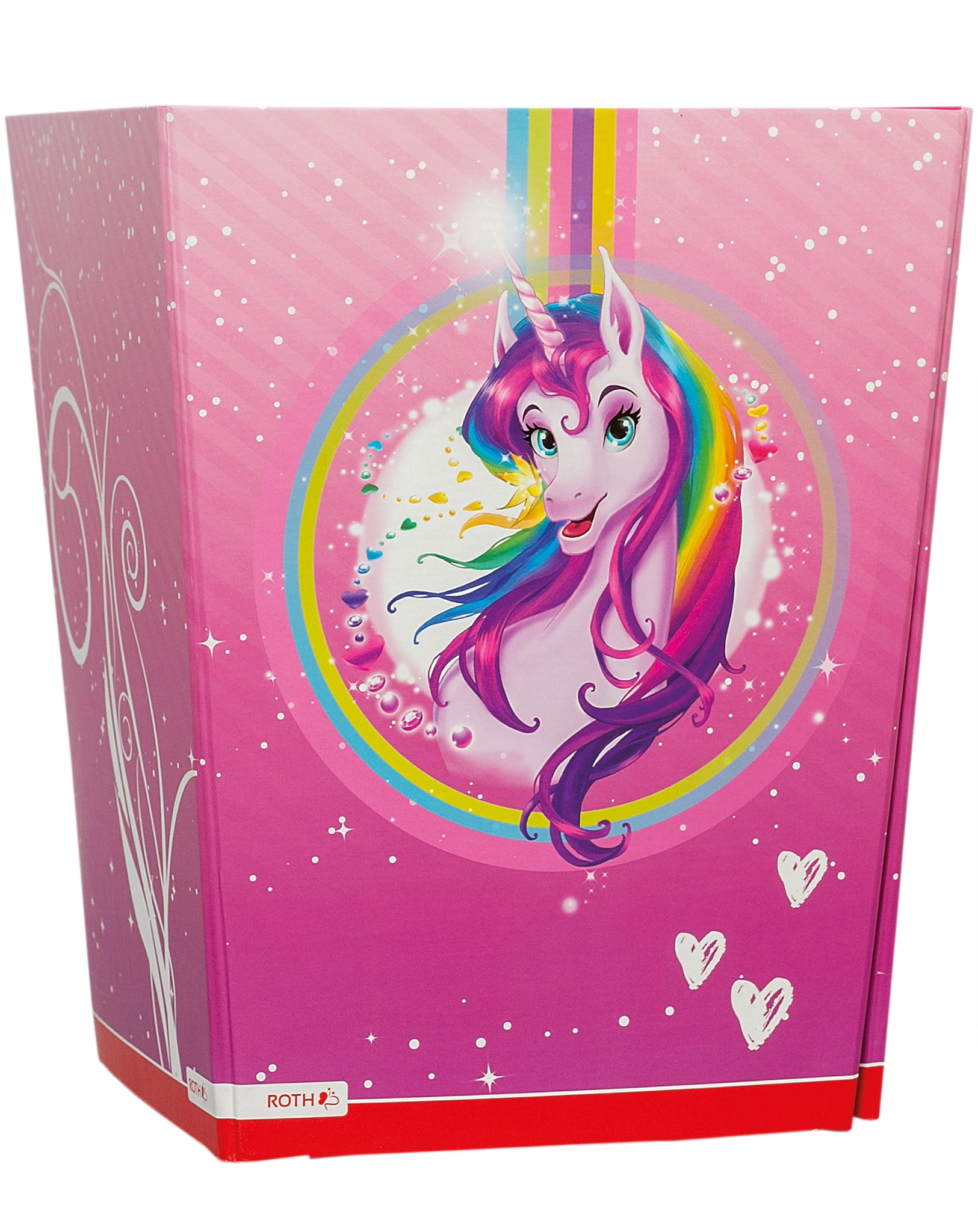 Papierkorb EINHORN (23x23x28) aus Pappe