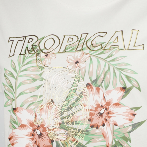 TwoDay dames T-shirt met bloemenprint