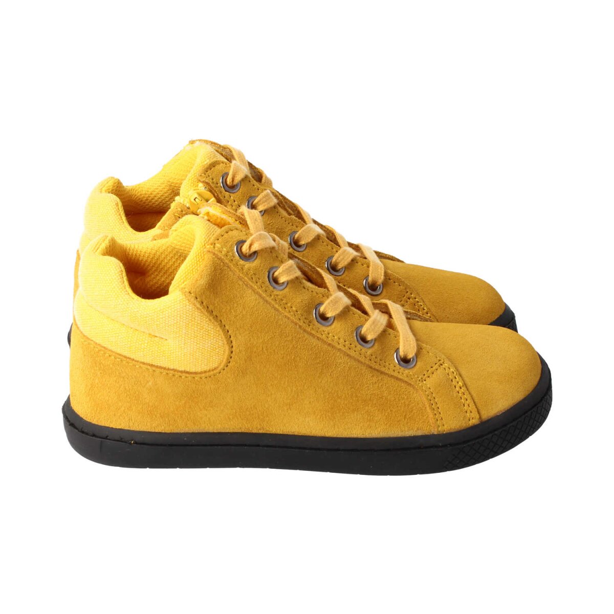 WL32051-4 mustard STAY-HAPPY velours textil laces zipper Weite/W