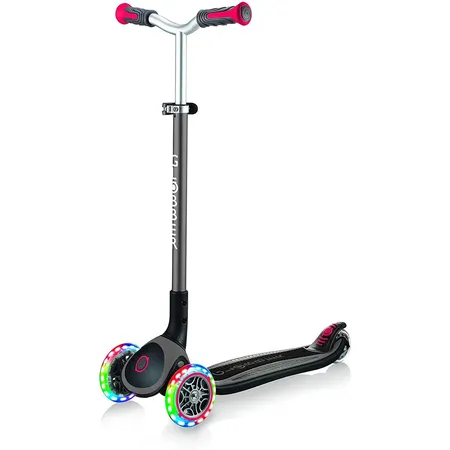 Authentic Sports Globber Master Lights, schwarz / rot