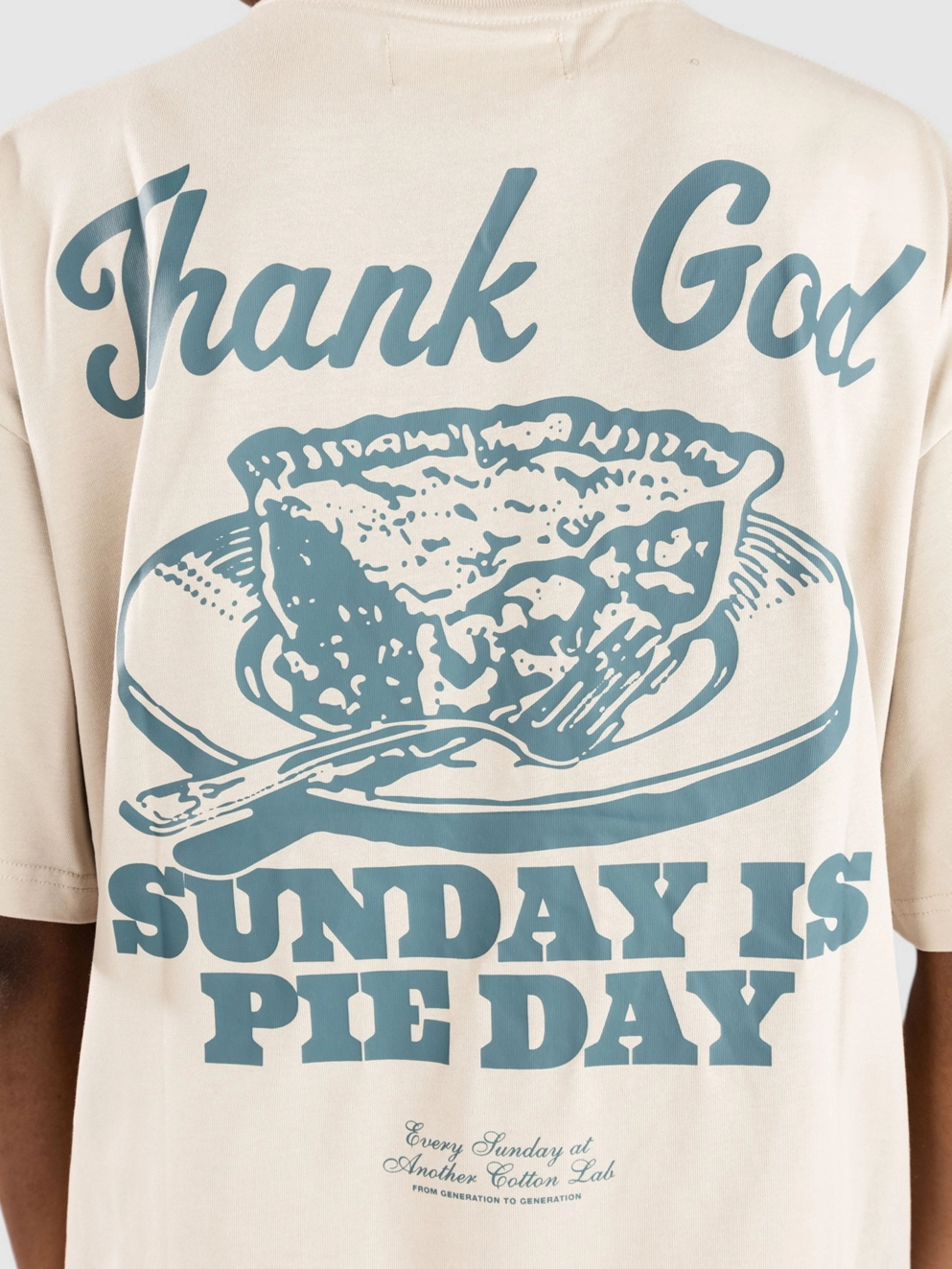 Another Cotton Lab Pie Day T-Shirt off white