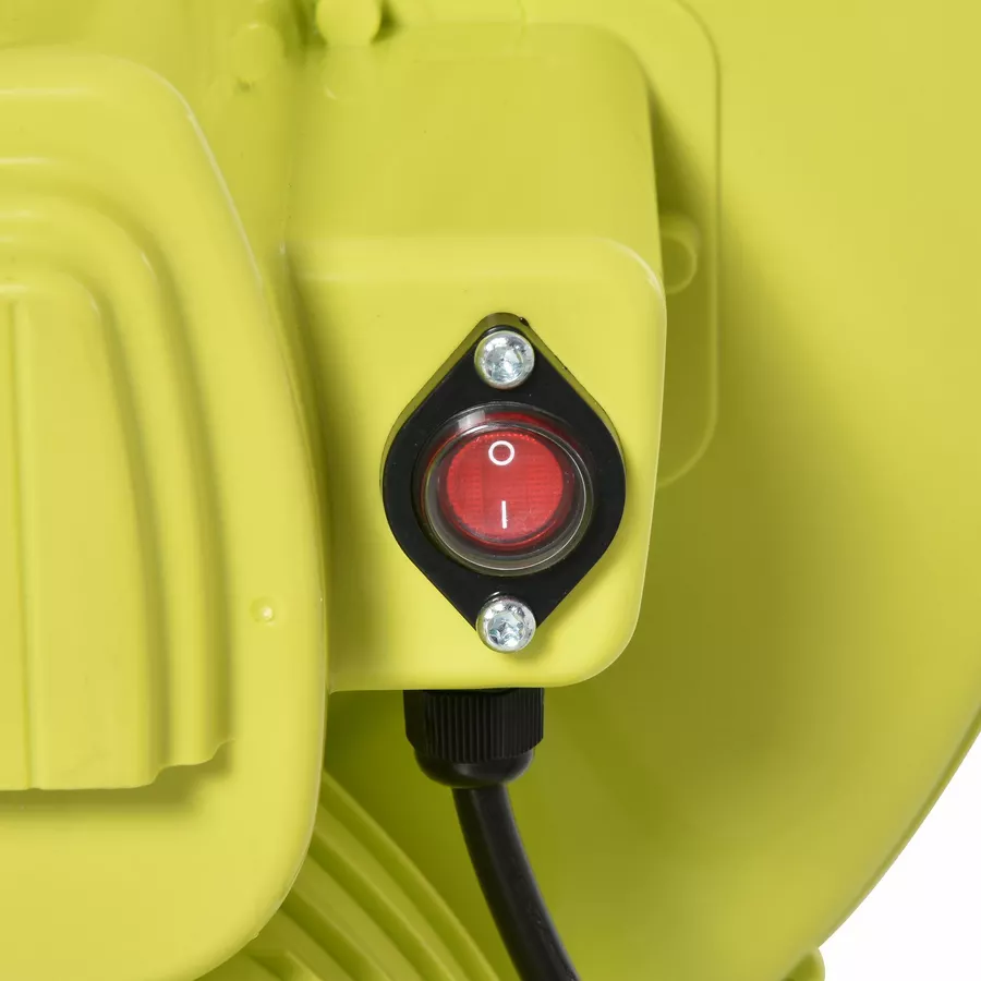 Outsunny Luftpumpe leichter Transport, kompakt und leicht Gelb