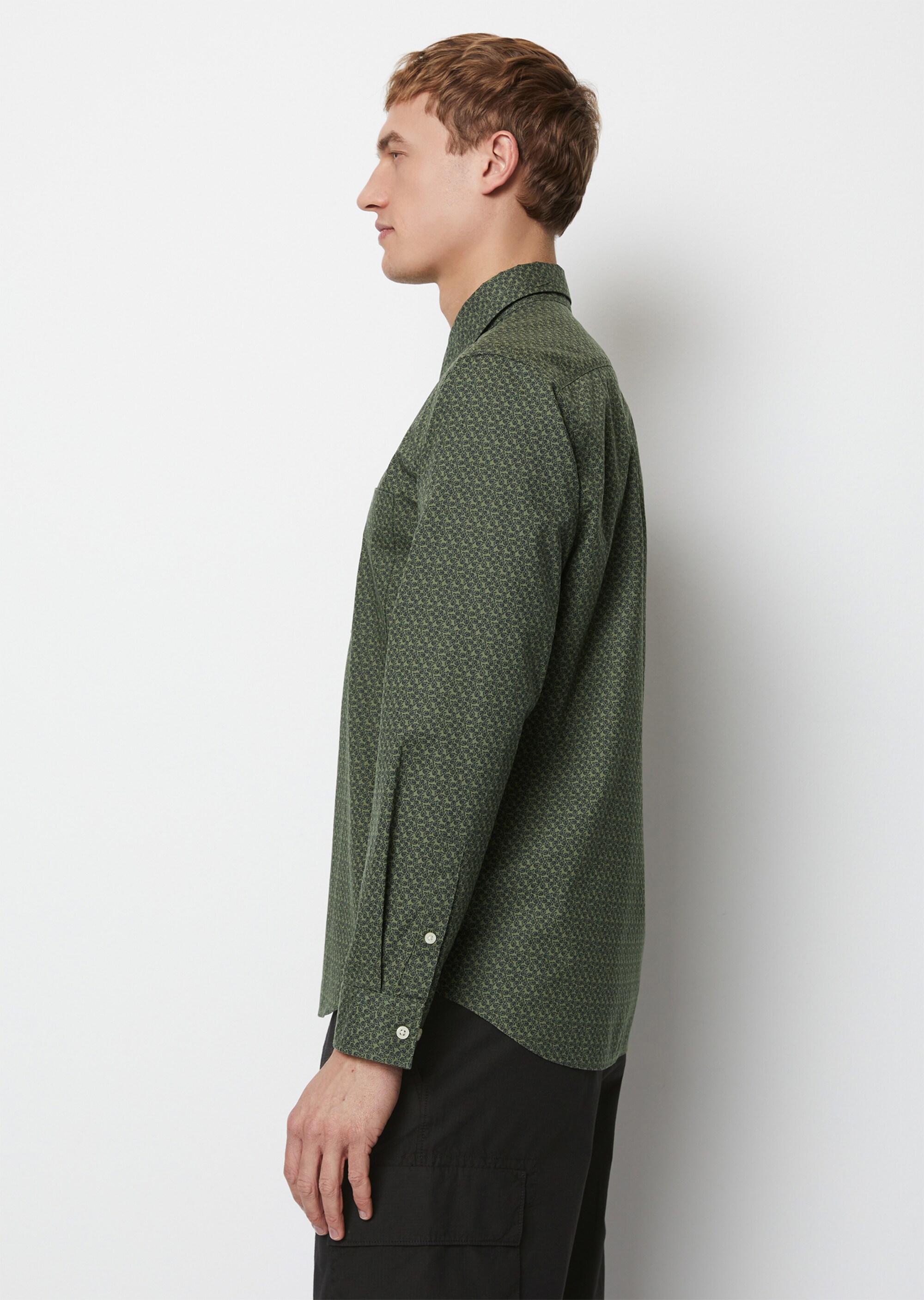 Hemd regular mit Allover-Print