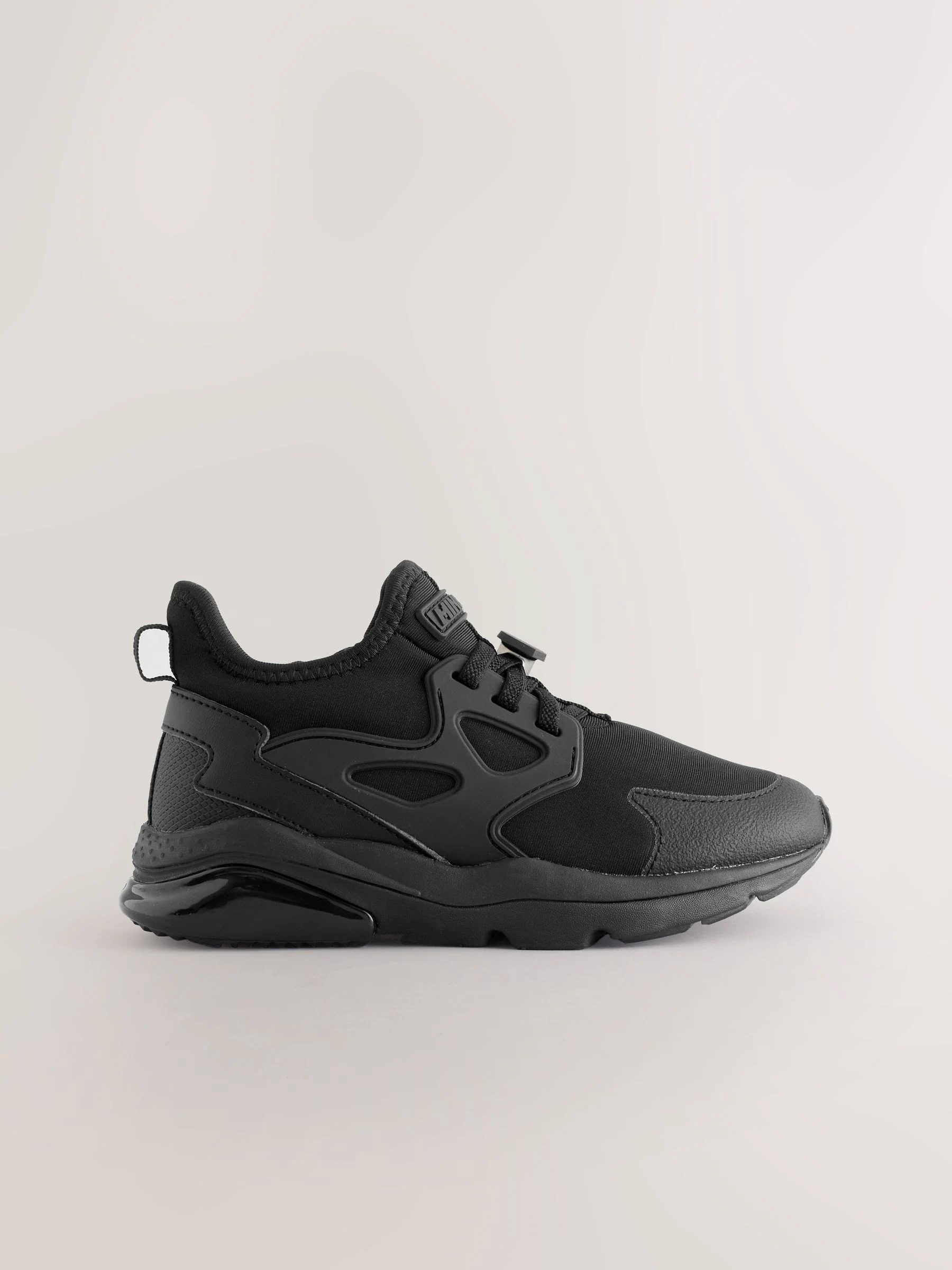 Zwart - Minecraft Elastische Veterschoenen