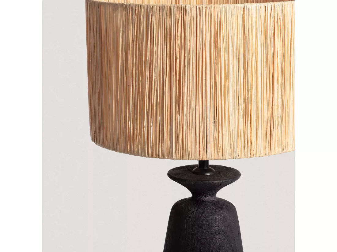 Lampe à Poser Bois Alaia ILUZZIA Naturel