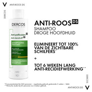 Vichy Dercos Anti-Roos Shampoo Droog Haar 200ML