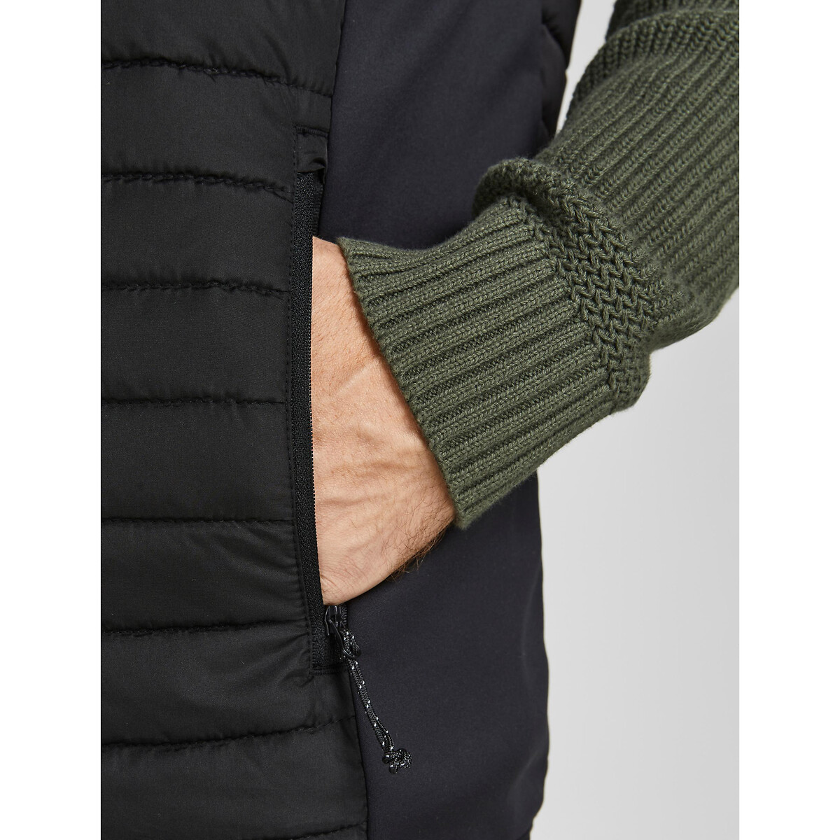 JACK & JONES<br>Jaqueta de plumas leve sem mangas Multicolorida