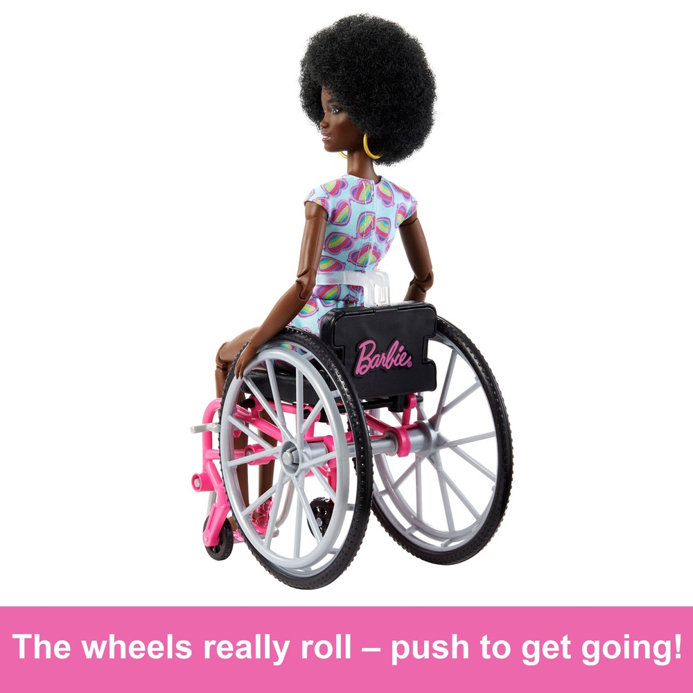 Barbie Fashionistas Puppe 194 mit Rollstuhl und Rampe