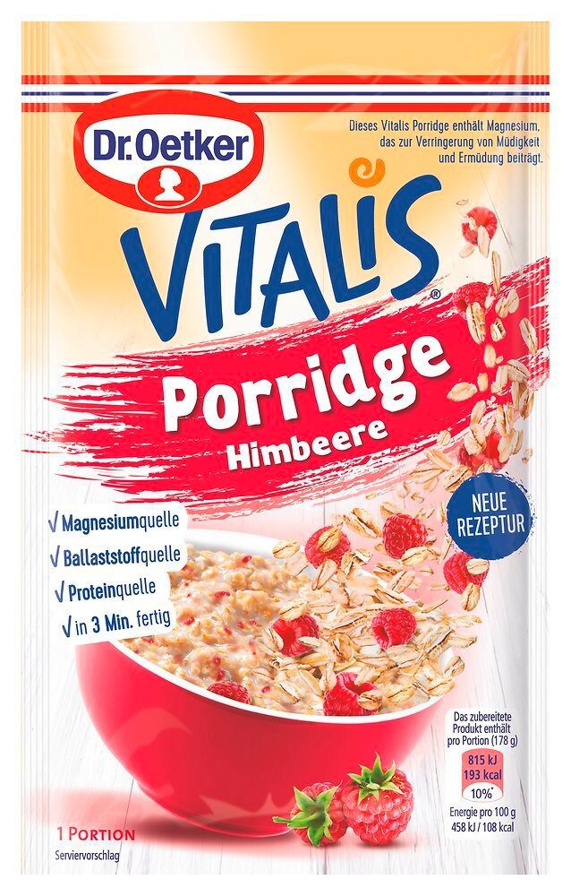 Dr. Oetker Vitalis Porridge Himbeere