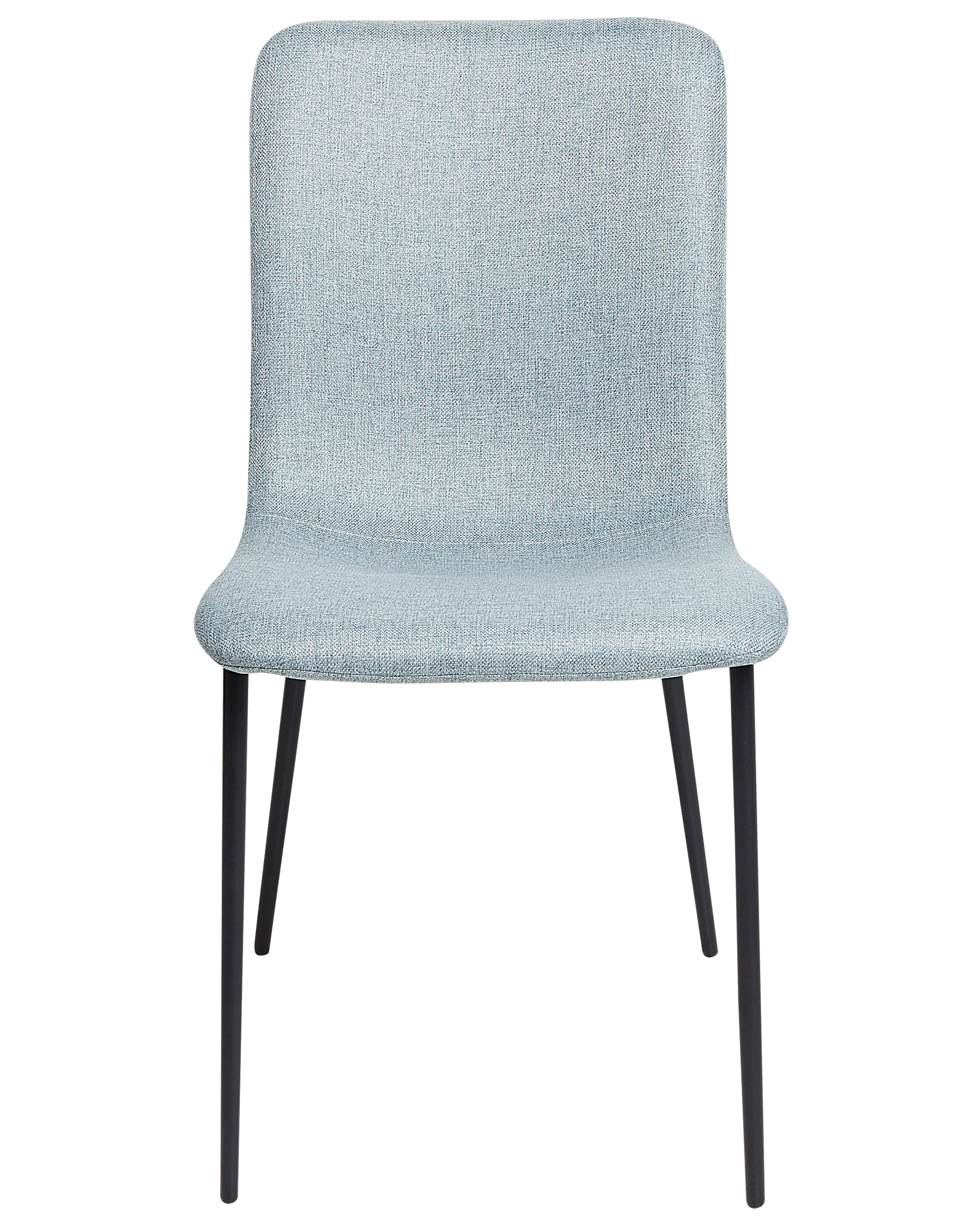Set van 4 eetkamerstoelen GLENDIVE Lichtblauw