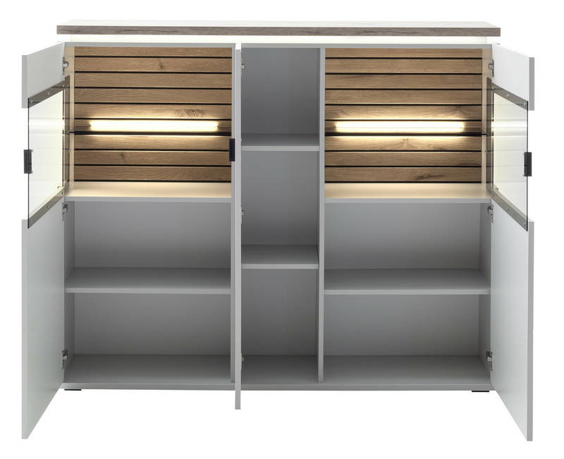Stylife Highboard mit Beleuchtung ESTEPONA
