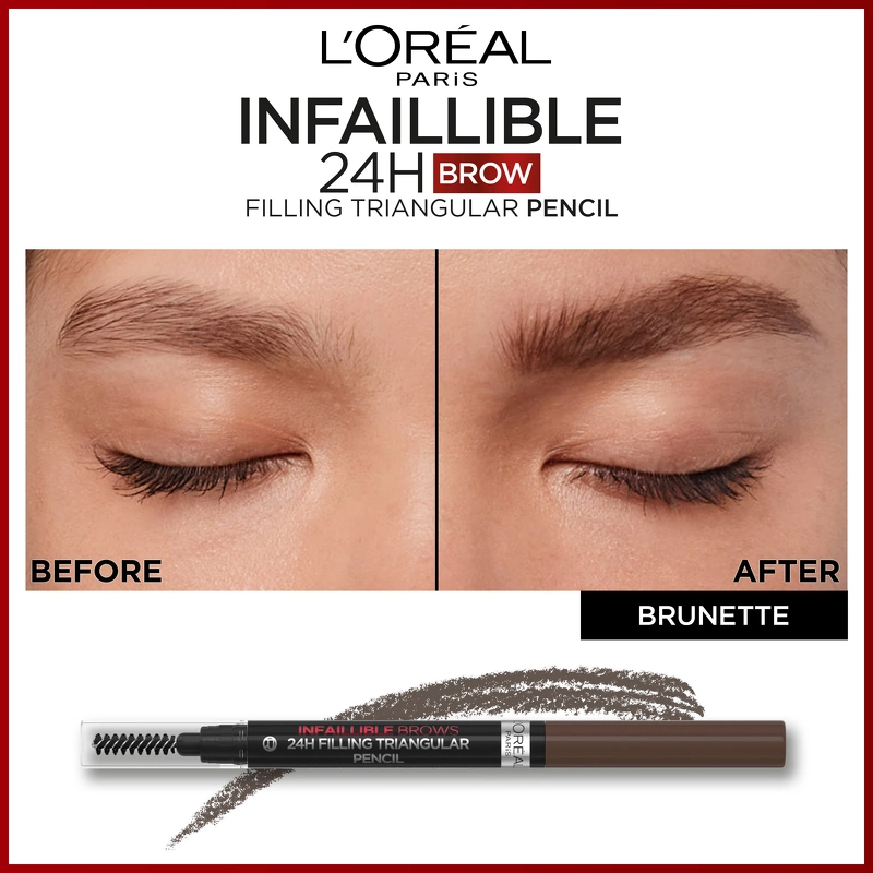 L'Oréal Paris Infaillible Brows 24H Filling Triangular Pencil 1 ml - 3.0 Brunette