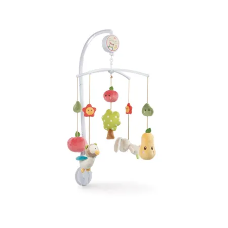 NICI Musik-Mobile Hase und Eule in Geschenkverpackung