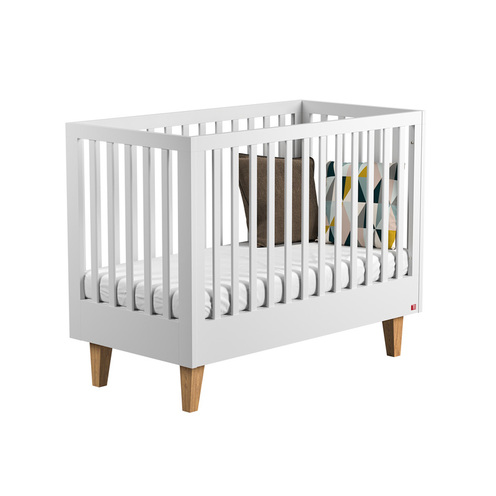 Lit bébé évolutif 70x140 LOUNGE Blanc - VOX