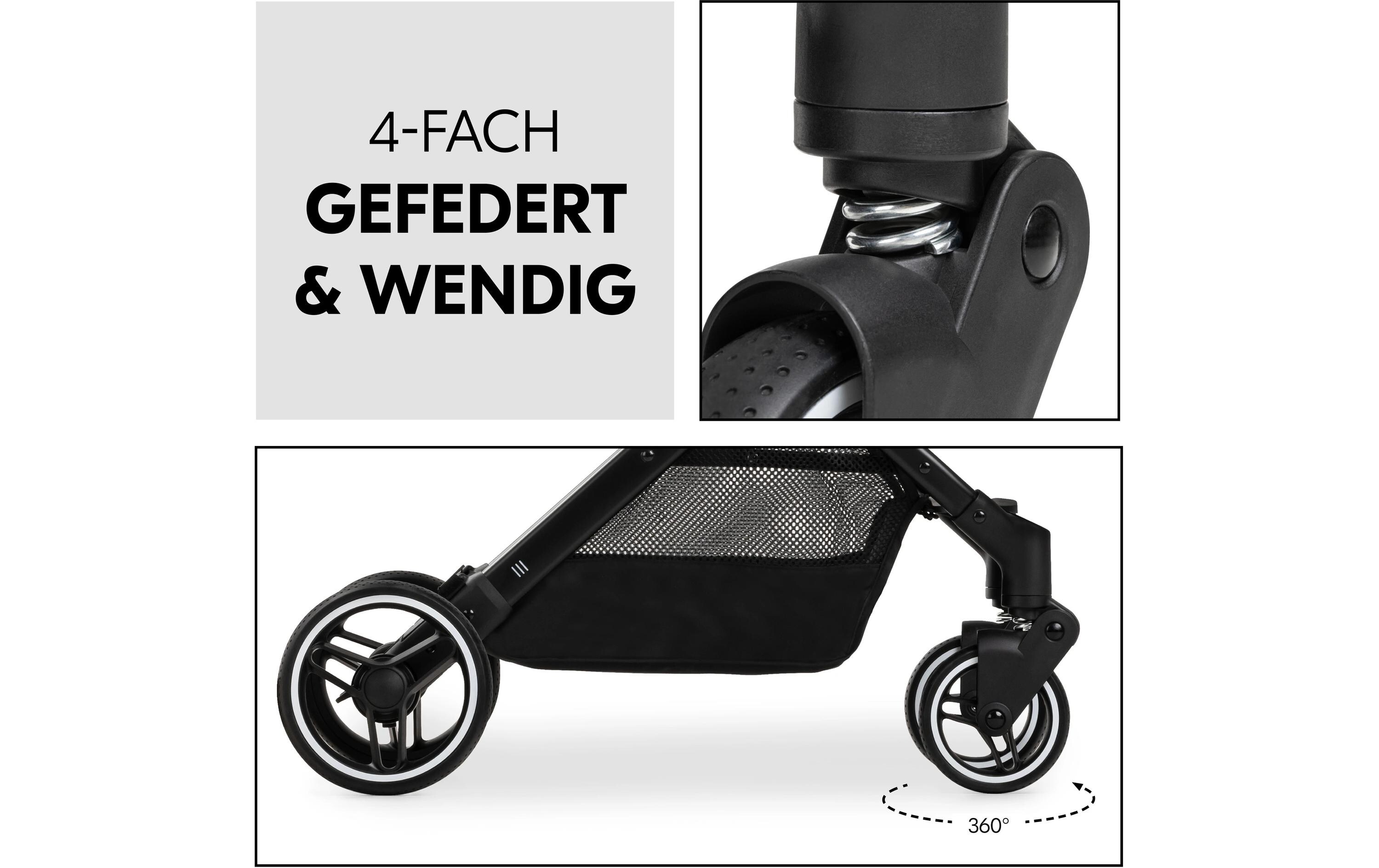 Buggy Travel N Care Plus Olive Green<br>Hochwertiger und handlicher Reisebuggy