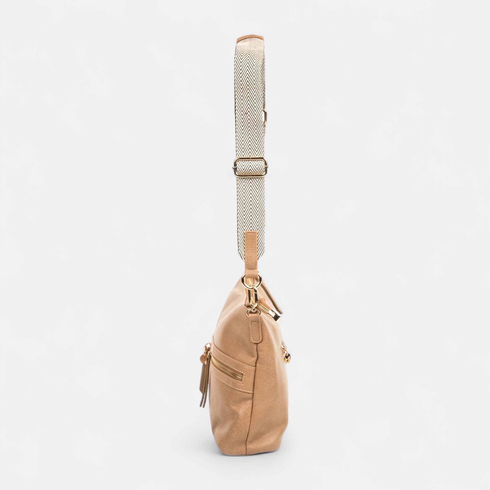 Sac bandoulière beige