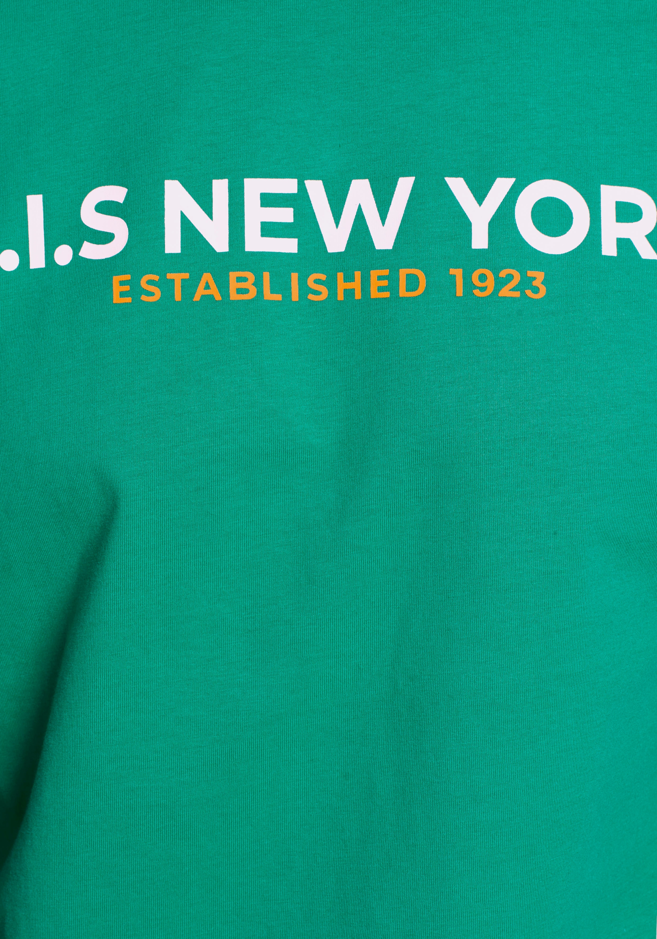 H.I.S T-Shirt , Mit grossem Frontprint