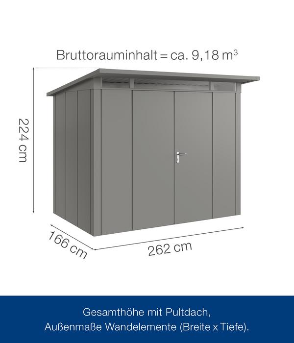 Hörmann Metallgerätehaus Juno JPD8 L-Sk