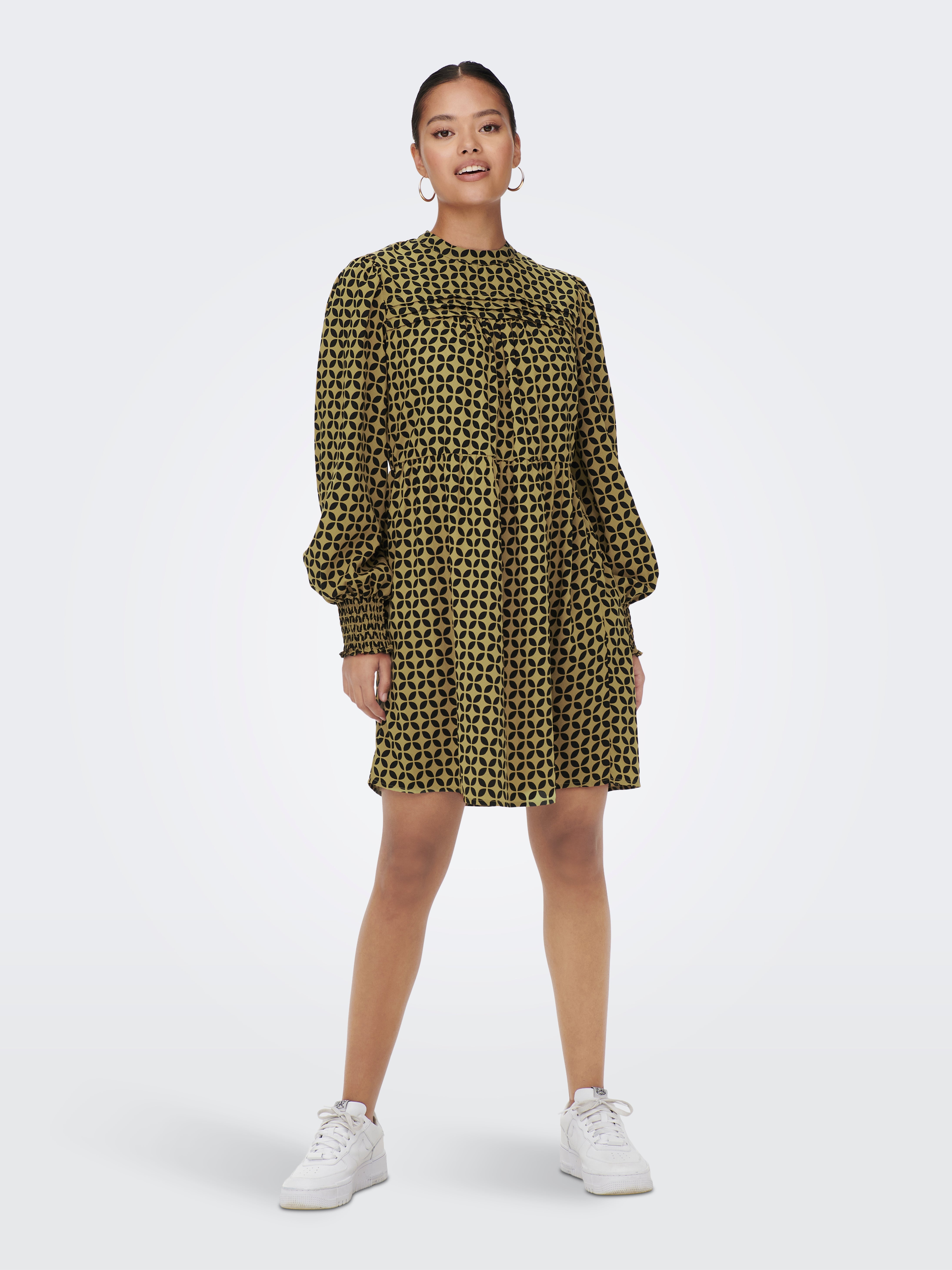 JDYMAXINE Kurzes Kleid Dried Tobacco