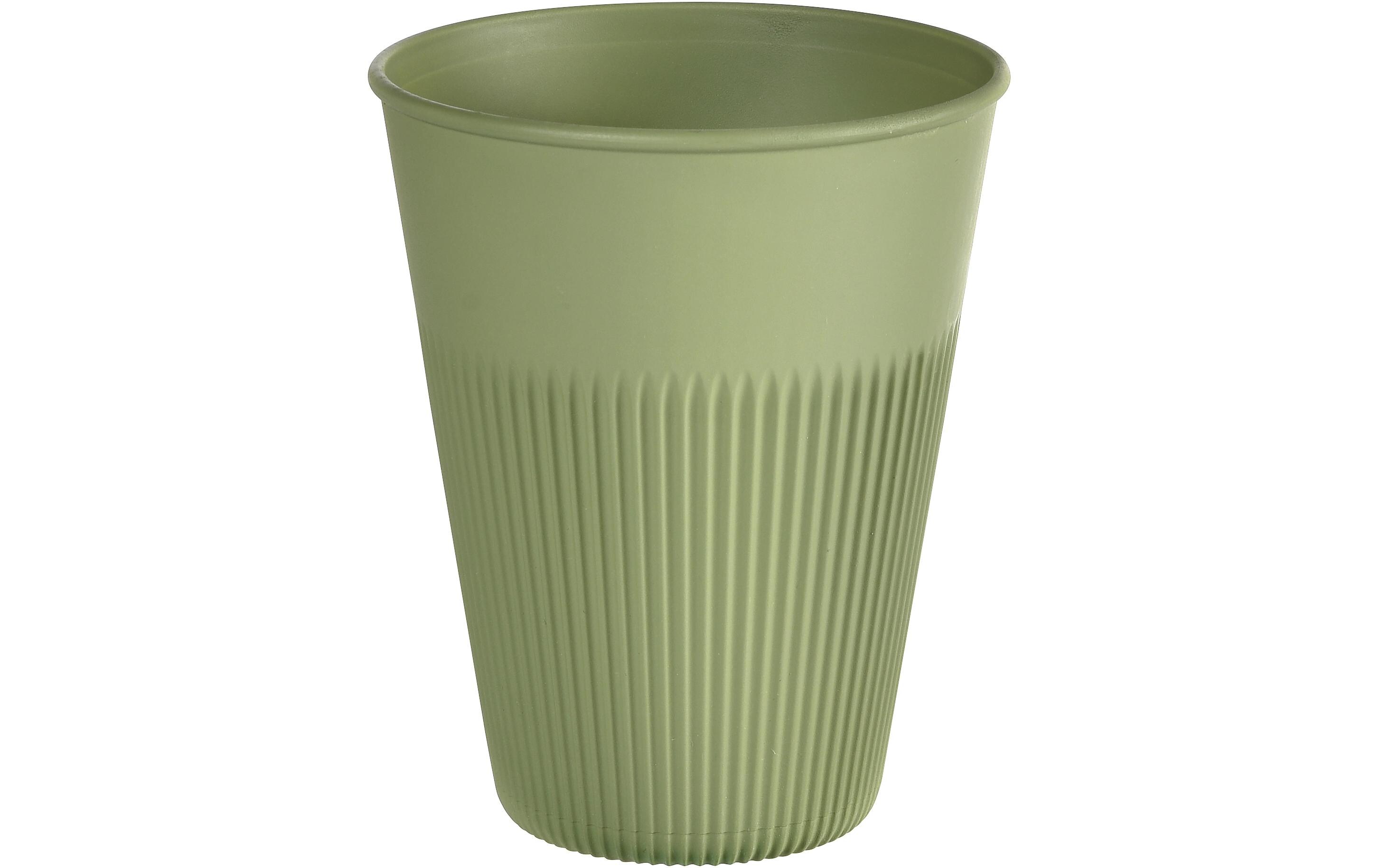 Trinkbecher Hot Stripes 360 ml, 10 Stück, GrünMehrwegbecher
